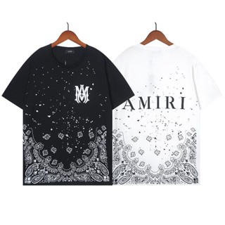 Amir เสื้อยืดแขนสั้น ผ้าฝ้าย พิมพ์ลาย แฟชั่นสําหรับผู้ชาย และผู้หญิง