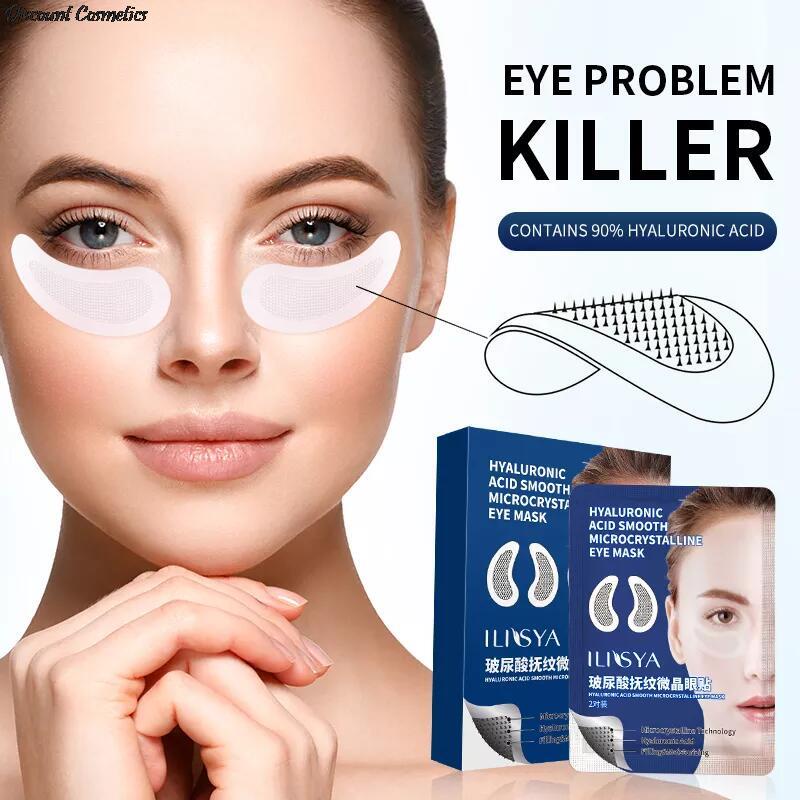 Microneedle Eye Patch Hyaluronic Acid Antiwrinkle Eye Mask Fine Lines