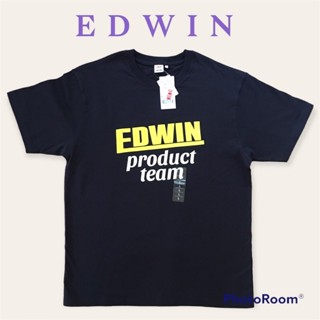 เสื้อยืด T-Shirt ยี่ห้อ EDWIN ของแท้ 100% ของใหม่ ป้ายห้อย ซื้อมาจากญี่ปุ่น