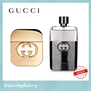 ♥【แท้/พร้อมส่ง】กุชชีน้ำหอม Gucci Guilty Eau De Toilette 75ml/Gucci Guilty Pour Homme perfume Men EDT 90ml
