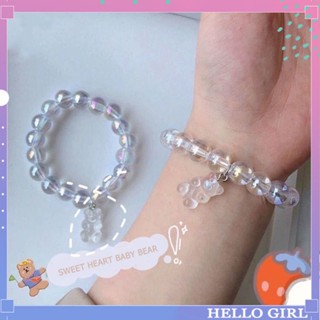 ภาพหน้าปกสินค้าJewelry สร้อยข้อมือเรซิ่นใส ลายหมีกัมมี่ HELLO GIRL แฟชั่นเรียบง่าย สไตล์เกาหลี สําหรับคู่รัก แฟนสาว ที่เกี่ยวข้อง