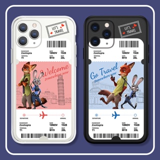 เคสโทรศัพท์มือถือ TPU แบบนิ่ม ลาย Nick Wilde สําหรับ iPhone 11 12 pro Max 14 plus 13 14 promax X Xr Xs Max 7 8plus
