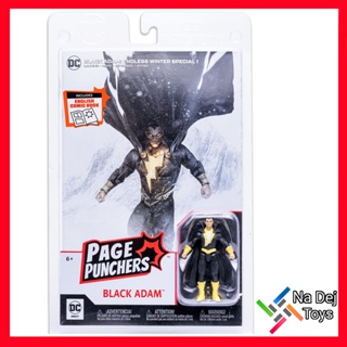 Black Adam Page Punchers DC Direct McFarlane Toys 3.75" Figure แบล๊คอดัม เพจ พันช์เชอร์ส ดีซีไดเรค แมคฟาร์เลนทอยส์ 3.75