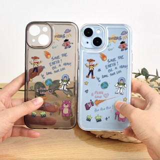 เคสโทรศัพท์มือถือ TPU นิ่ม แบบใส กันกระแทก กันฝุ่น ลาย Toy Story น่ารัก สําหรับ iPhone 14 Pro Max 13Pro 12 11