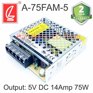 สวิทซ์ชิ่งพาวเวอร์ซัพพลาย A-75FAM-5  หม้อแปลง 70w 5v 14amp Switching power supply