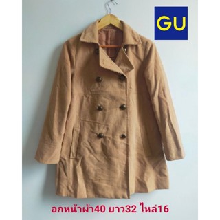 GU เสื้อโค้ท เสื้อแจ็ตเก็ต เสื้อกันหนาวแขนยาว อุ่นสบาย สภาพใหม่ค่ะขนาดไซส์ดูภาพแรกค่ะ