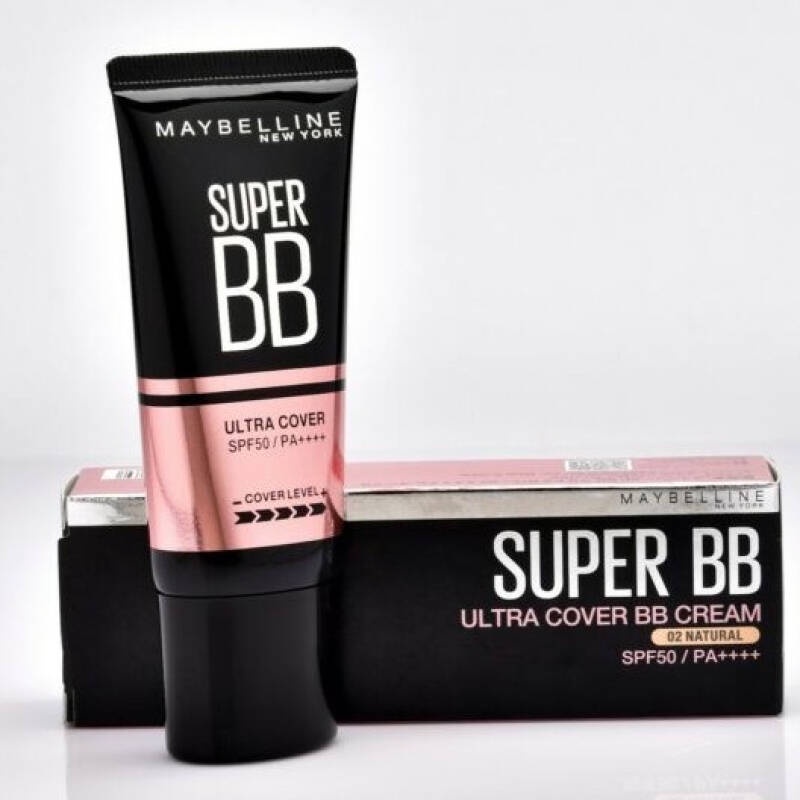 แท้ทั้งร้าน-แบ่งขายบีบีครีมหน้าเป๊ะ-maybelline-super-bb-ultra-cover-bb-cream-spf50-pa