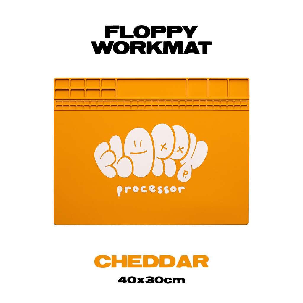 ภาพสินค้าFloppy Workmat แผ่นซิลิโคนยางสำรับประกอบงานคีย์บอร์ด ขนาด 40x30cm จากร้าน floppyprocessor บน Shopee ภาพที่ 6
