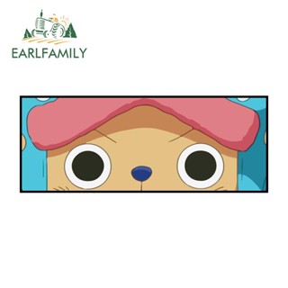 Earlfamily สติกเกอร์ไวนิล One Piece กันน้ํา กันรอยขีดข่วน สําหรับติดตกแต่งกระจกรถยนต์ แล็ปท็อป 13 ซม. x 5.6 ซม.