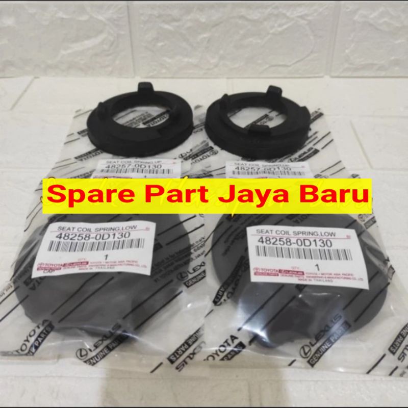 All New Yaris Vios Rear Upper Lower Coil Spring Rubber SET 4pc | Shopee ...