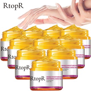 10PCS Mango Moisturizing Hand Mask Wax Whitening Skin Care Exfoliating Calluses Anti-Aging Treatment Rough Hands Care 50