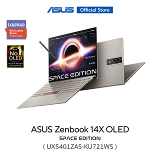 สินค้า ASUS Zenbook 14X OLED Space Edition (UX5401ZAS-KU721WS), 14 inch thin and light laptop, 4K OLED touchscreen, Intel 12th gen Core i7, 16GB LPDDR5, 1TB PCIe 4.0 SSD