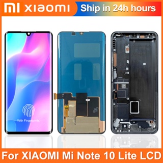 6.47&amp;#39;&amp;#39ของแท้ หน้าจอแสดงผล Lcd ดิจิทัล Lcd แบบเปลี่ยน สําหรับ Xiaomi Mi Note 10 Lite Mi Note10