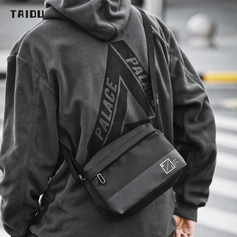 taidu-กระเป๋าสะพายข้างผู้ชายกระเป๋าสะพายไหล่เดี่ยวสไตล์ญี่ปุ่น