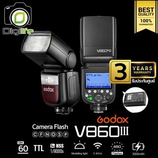 Godox Flash V860III TTL HSS 3000mAh - รับประกันศูนย์ Godox Thailand 3ปี ( V860 III )