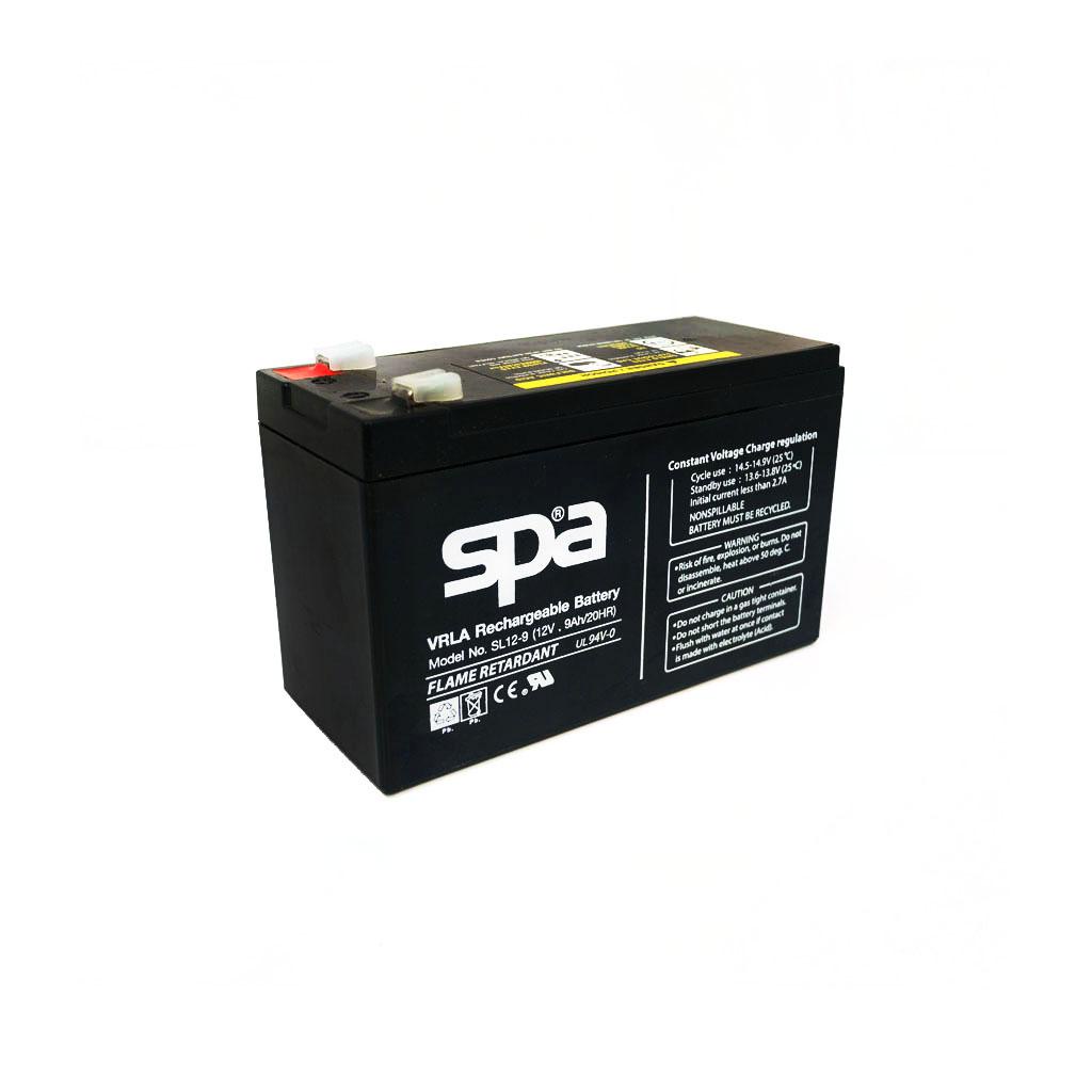 sla-battery-sl-12-9-spa-12v-9ah-แบตเตอรี่แห้ง-ออกใบกำกับภาษีได้-batterymania