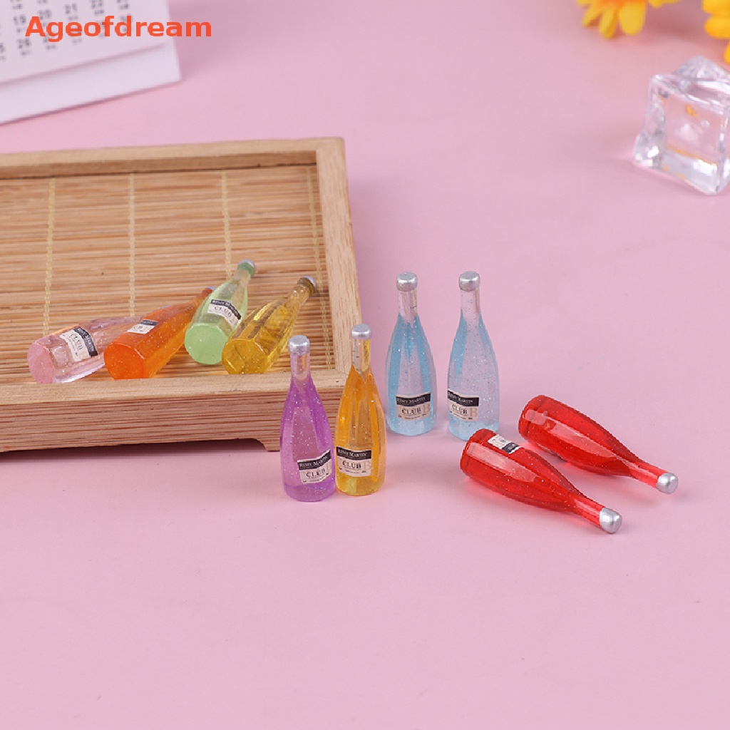 ageofdream-ขวดไวน์ผลไม้จิ๋ว-1-12-อุปกรณ์เสริม-สําหรับบ้านตุ๊กตา-10-ชิ้น