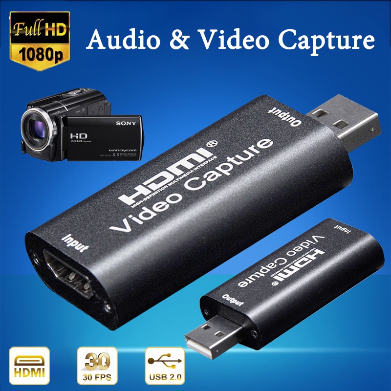 video-capture-card-การ์ดจับภาพวิดีโอเสียง-4k-hdmi-เป็น-usb-2-0-fr-ps4-เกม-dvd-game-video-live-hdmi-capture-card