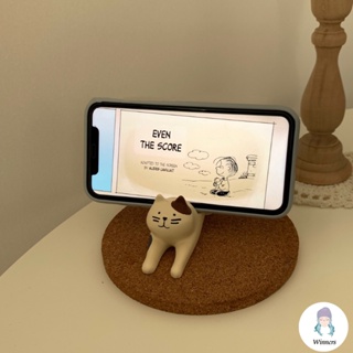 ขาตั้งโทรศัพท์มือถือ แท็บเล็ต ลายการ์ตูนแมว สําหรับ IPhone 14 13 12 11 Pro Max Android
