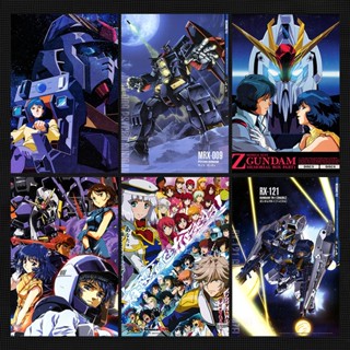 โปสเตอร์สติกเกอร์ติดผนัง ลายอนิเมะญี่ปุ่น GUNDAM GUNDAM HD สําหรับห้องนอน หอพัก