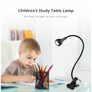LED FLEXIBLE CLIP LAMP USB  โคมไฟตั้งโต๊ะ โคมไฟLED โคมไฟหนีบ พร้อมสายUSB