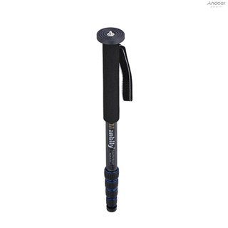 5-Section Telescopic Carbon Fiber Lightweight Photography DSLR Camera Monopod Unipod Walking Stick for   Pentax Olympus Elders