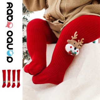 ถุงเท้า ลายการ์ตูนซานตาคลอส กวางเอลก์ คริสต์มาส สําหรับเด็ก DANBOBABY Christmas