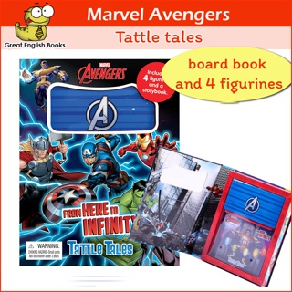 (ใช้โค้ดรับcoinคืน10%ได้) พร้อมส่ง *ลิขสิทธิ์แท้* Marvel Avengers Tattle Tales Board book