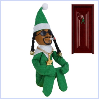 ตุ๊กตาเอลฟ์ Snoop on A Stoop สําหรับตกแต่งปาร์ตี้คริสต์มาส ปีใหม่