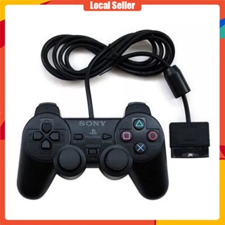 เช็ครีวิวสินค้า【สินค้าพร้อมส่ง】จอยเกมคอนโทรลเลอร์ เล่นเกม สำหรับ PS2 Sony PlayStation 2