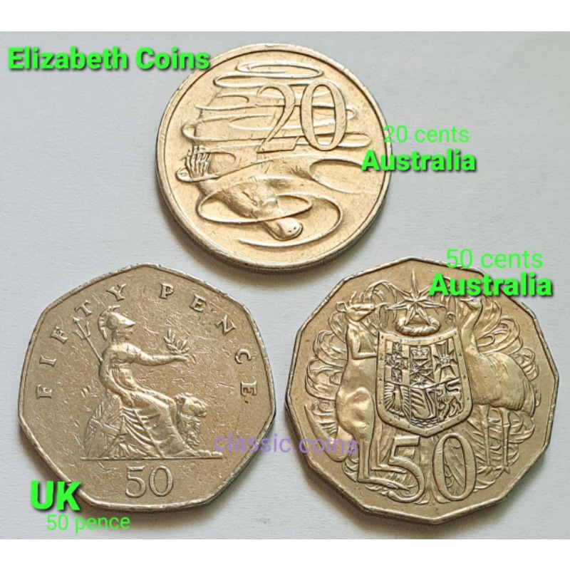 เหรียญ-50-pence-uk-20-50-cents-australia-ชุด-3-เหรียญ-ค-ศ-1982-1978-2002