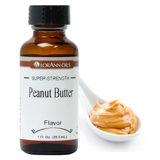 Lorann Super Strength Peanut Butter Flavor 1 oz. กลิ่นพีนัทบัตเตอร์ (เนยถั่ว) เข้มข้น (06-7651)