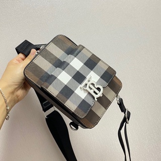 พรี​ ราคา4900 Burberry กระเป๋าคาดอก กระเป๋า​คาด​เอว​12*4.5*22.5cm