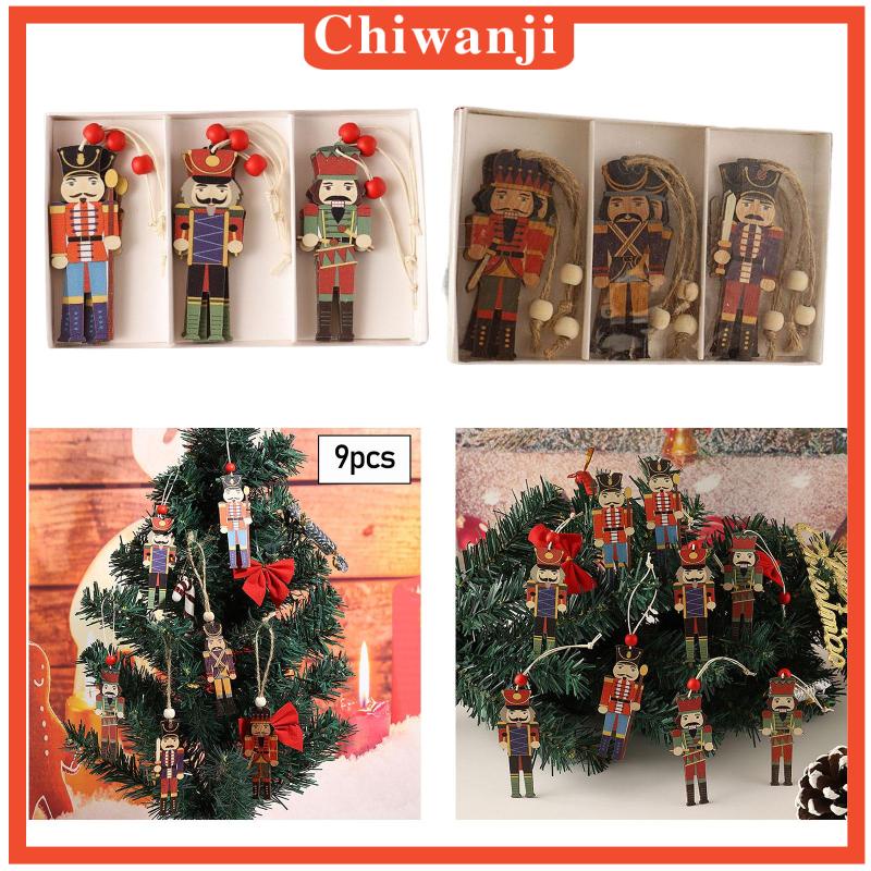 chiwanji-จี้ไม้นัทแคร็กเกอร์-ขนาดเล็ก-สําหรับแขวนตกแต่งคริสต์มาส-9-ชิ้น