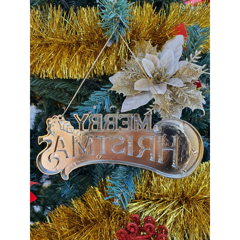 โลโก้-merry-christmas-ใช้สำหรับแขวนตกแต่งต้นคริสต์มาส-มี-2-สี-สีเงิน-สีทอง