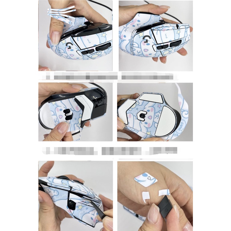 ภาพสินค้าSuitable for Logitech G502X mouse special sticker G502 X LIGHTSPEED custom GUNDAM animation matte non-slip protection all-inclusive film จากร้าน happyworld1.th บน Shopee ภาพที่ 5