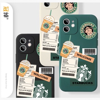 Starbucks mobile phone case เคสไอโฟน iPhone 8 Plus case X Xr Xs Max Se 2020 cover เคส iPhone 13 12 pro max 7 Plus 11 14