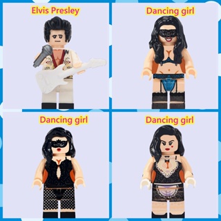 ของเล่นเด็กตัวต่อเลโก้ Dancing Girl Elvis Presley สําหรับเด็ก