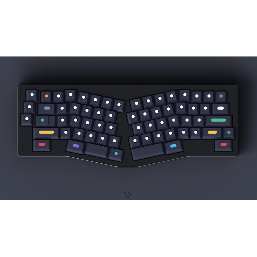 GMK CYL Dots 2 Dots Dark base kit Dots R2 - Keycaps Info From Matrix