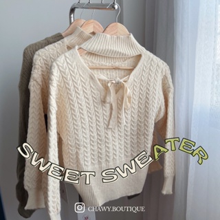 (พร้อมส่ง) Sweet sweater 🍪🍩C1000 เสื้อคาร์ดิแกน เสื้อสเวตเตอร์