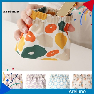 Areluno กระเป๋าใส่หูฟัง ผ้าแคนวาส กันน้ํา พิมพ์ลายการ์ตูนลิปสติก แบบพกพา