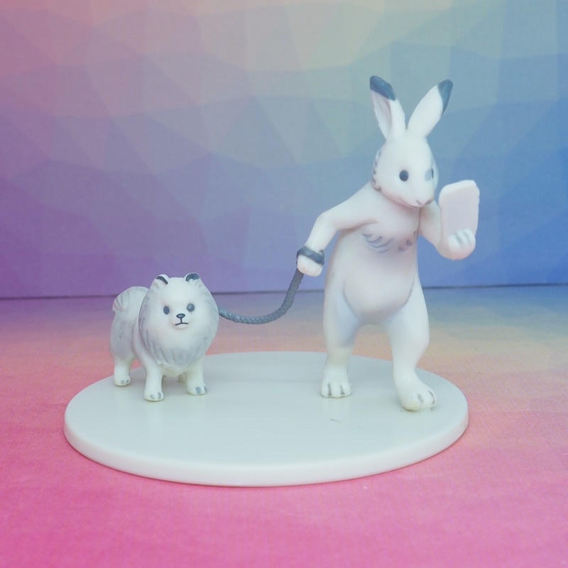 Choju-jinbutsu-giga miniature - Walking While Texting Rabbit | Shopee ...