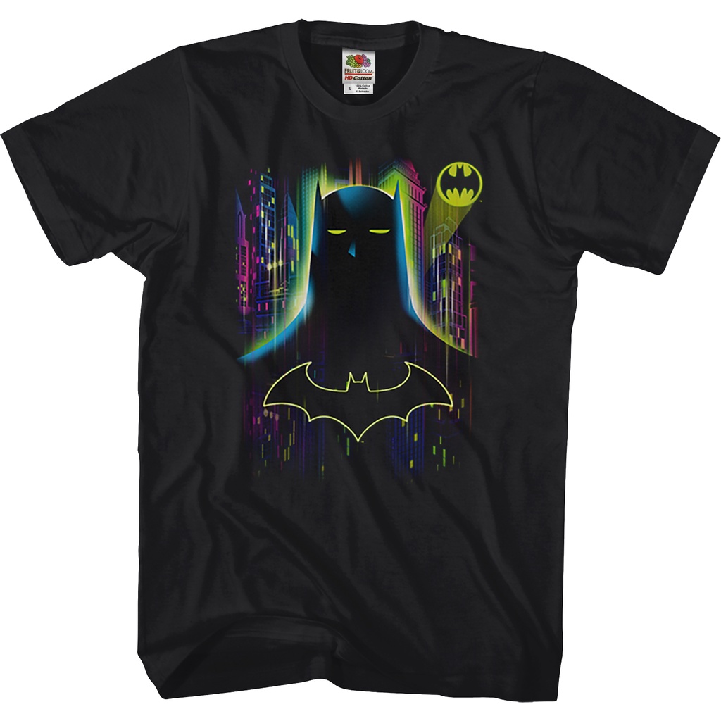 neon-batman-t-shirt-เสื้อยืดผู้หญิง-เสื้อคู่วินเทจ