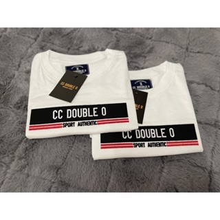 แท้จริง💥สินค้าขายดี💥เสื้อยืดแขนสั้น CC DOUBLE O งานปัก มี 7 สี ทรงตรง ใส่สบาย ใส่ได้ทั้งชายและหญิง S M L XL