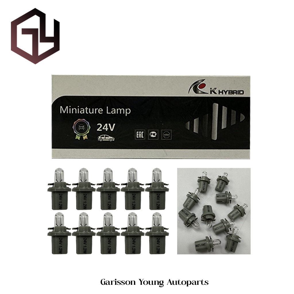 [K-HYBRID K-hybrid หลอดไฟ 24V 1.2W สแกนเนีย มิเตอร์ หลอดไฟ 4192 พร้อมซ็ ...