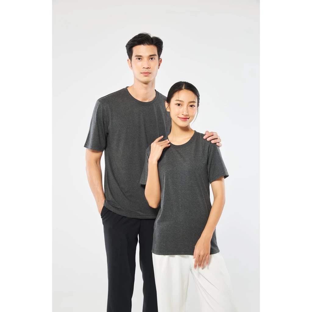 Yuedpao No.1 เสื้อยืด ไม่ย้วย ไม่หด ไม่ต้องรีด ผ้านุ่มใส่สบาย Ultrasoft Non-Iron เสื้อยืดสีพื้น เสื้อยืดคอกลม set Basic