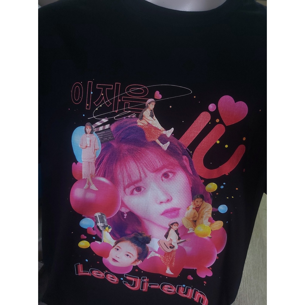 เสื้อยืด-iu-lee-ji-eun-bootleg-tshirt-สำหรับแฟนคลับ-fanclub-fc-แฟชั่นสตรีท-ลีจีอุน-ไอยู-cmyk-ศิลปิน-cute-pink
