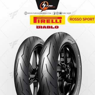 ยาง/ยางรถมอเตอร์ไซค์/ยางบิ๊กไบค์ PIRELLI DIABLO ROSSO SPORT 17" ยางสปอร์ตถนนลายสายฟ้า สําหรับมอเตอร์ไซค์ 100-400cc.