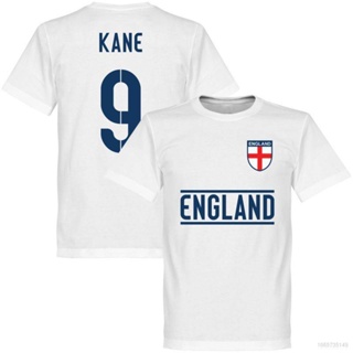 【cotton Tshirts👕】เสื้อยืดคอกลม แขนสั้น พิมพ์ลาย O-O World Cup England Jersey Fans Sterling Kane สีขาว พลัสไซซ์ สําหรับผ