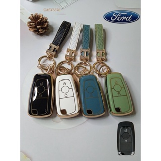 เคสกุญแจรีโมทรถยนต์ สําหรับ Ford Explorer Forex Fox New Mondeo Sharp World Taurus TPU 2 ปุ่ม